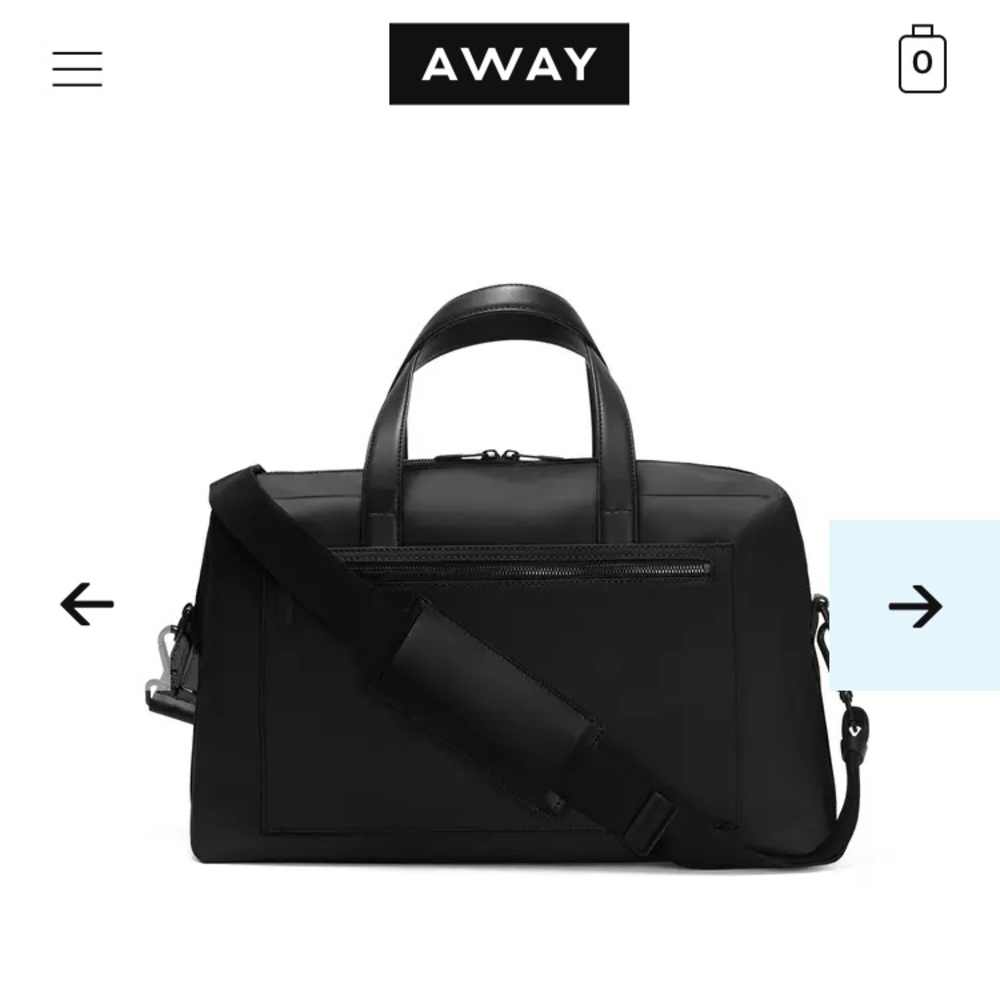 Away Original Everywhere Bag Black Nylon